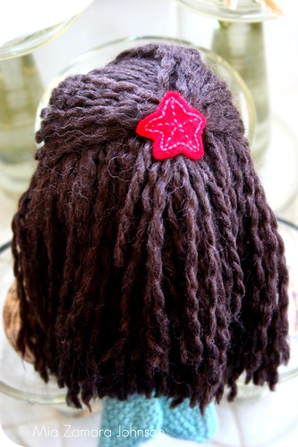 Sea star in her hair