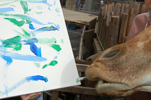 Oakland Zoo - Benghazi painting 2