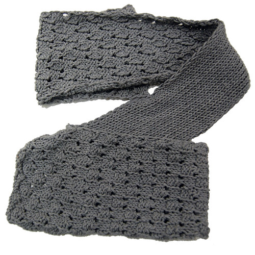 grey scarf