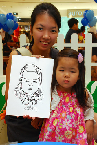 caricature live sketching for West Coast Plaza day 1 - 30