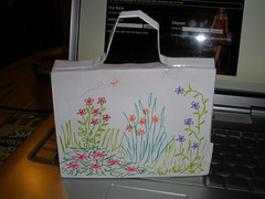 My summery paper handbag, for H