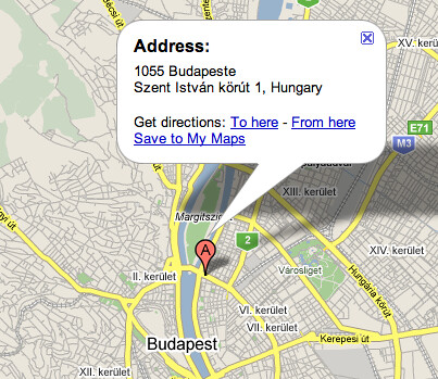 google maps images. Google Maps Budapest Spelling