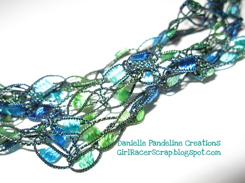Detail of Trellis Yarn Necklace