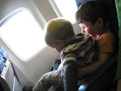 Boys on a plane