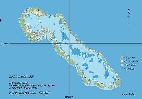 Anaa Atoll FP - EVS Precision Map (1-125,000)