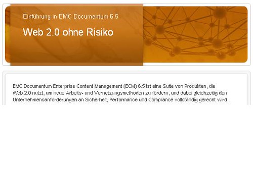 Emc documentum 6.5 web2.0-ohne-Risiko