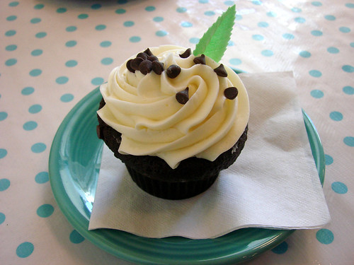 Trophy's ChocolateMint Cupcake