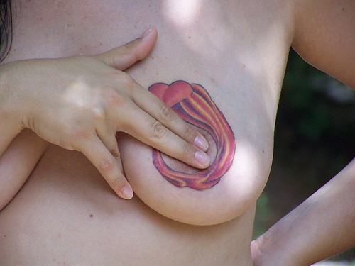  sex girl tattoo bubby tit
