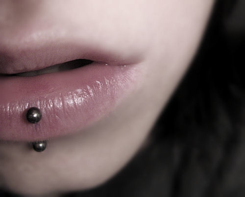 Though if you're looking for a lip piercing that not everyone has, 