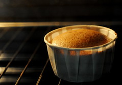 Sponge Cake Mixture in Oven: The Rise