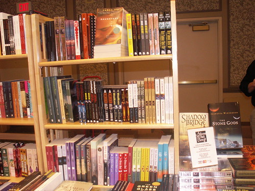 Covenant at A Room of One's Own Bookstore table