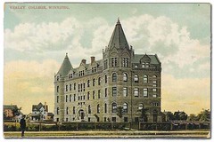 Wesley College, now the University of Winnipeg.