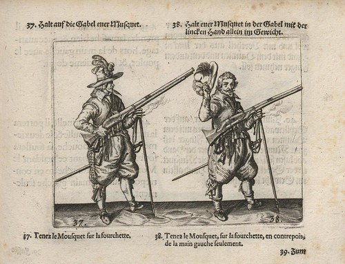 soldiers in 17th cent. with rifles
