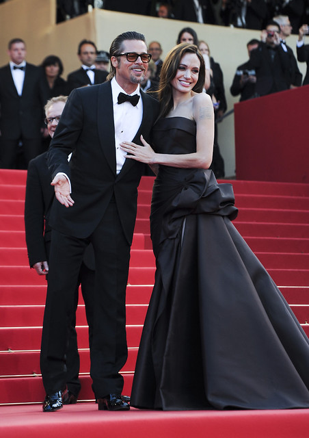 American Actors Brad Pitt and Angelina Jolie by Cinemoi Cannes