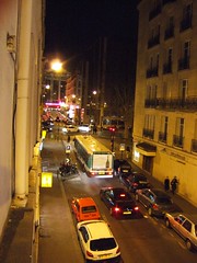Rue Vavin at night 2