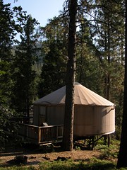Yurt at the Yosemite Lakes campground
