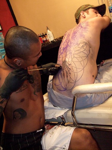 bamboo tattoo. Thai amboo tattoo artist