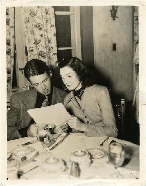 James Stewart and Rosalind Russell by le beau monde