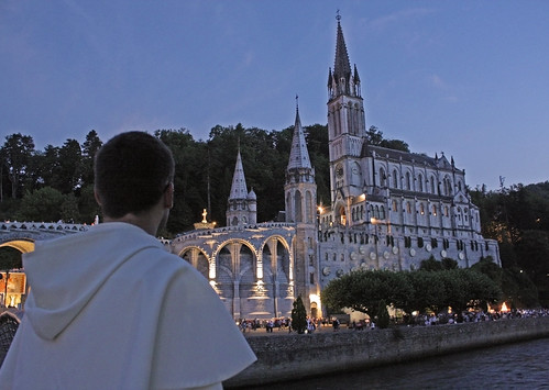 Dusk in Lourdes