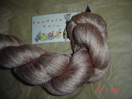 Sundara Seasons Yarn Club "Honey Hibiscus" Silk Lace 1000 yarns