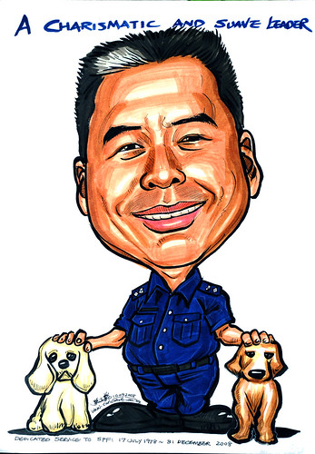 Caricature for Singapore Police Force