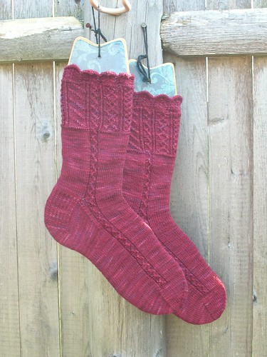 Traveler's Stocking (by aswim in knits)
