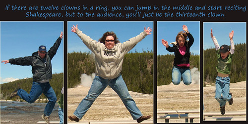 Jumping collage