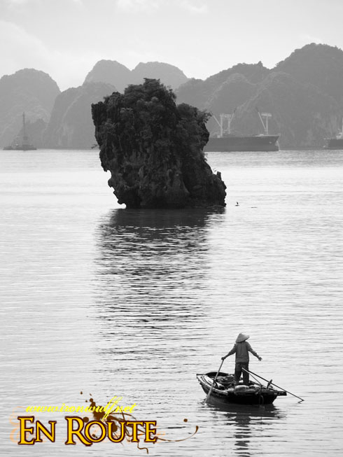 Ha Long Bay Mono Karst and Man Stand