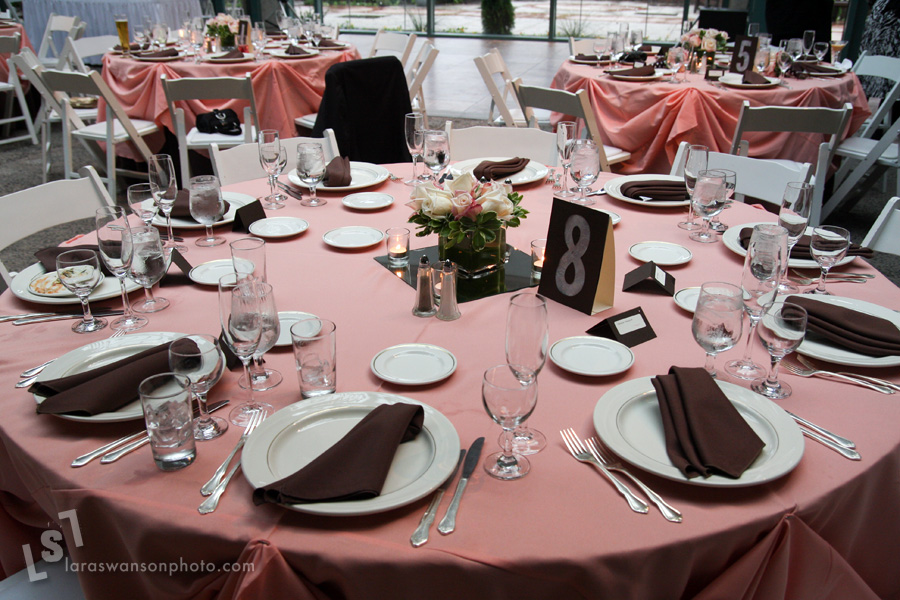 Brown Wedding Tables