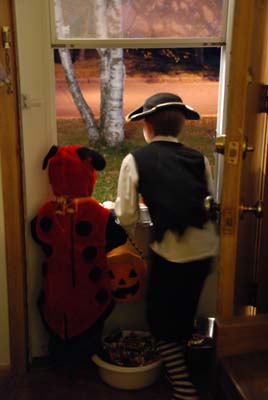 looking for trick or treaters