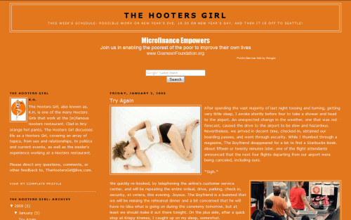 The Hooters Girl