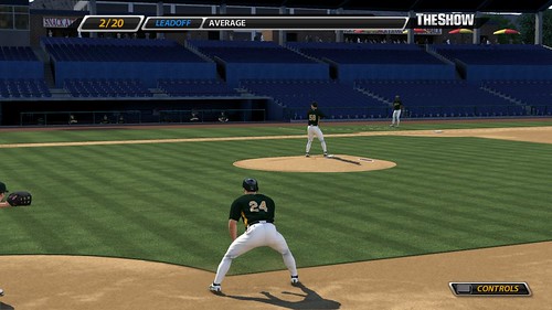 MLB 09 The Show baserunning training screenshot
