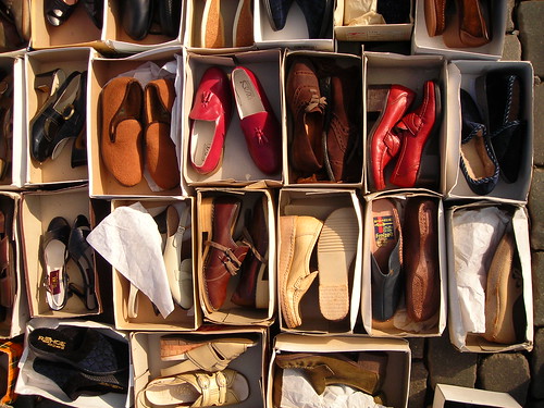 shoes in the box