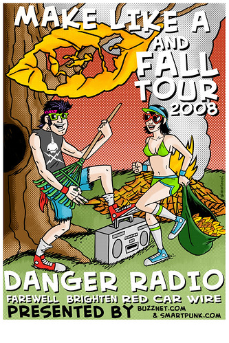 danger radio tour poster