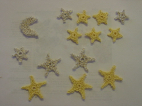 crocheted stars pattern