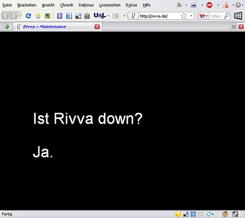 Informationspolitik bei Rivva.de: Klare Aussage