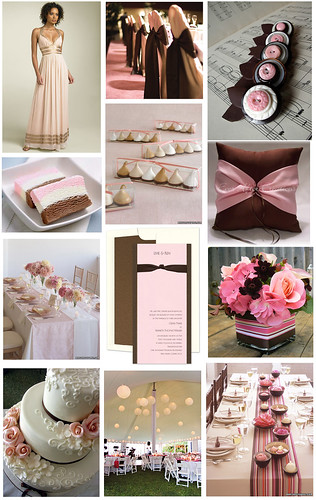 Pink and Brown with a Touch of Cream A Neapolitan Wedding Inspiration 