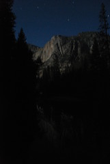 Eagle Peak in Yosemite at night