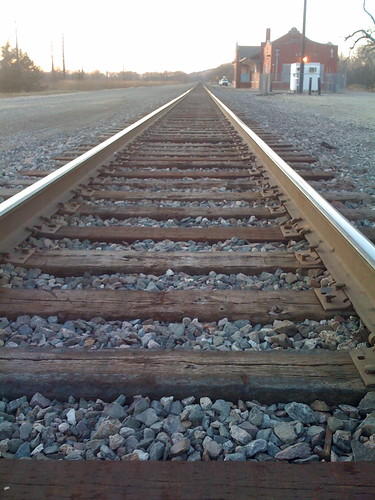 Railroad in Strong City, Kansas