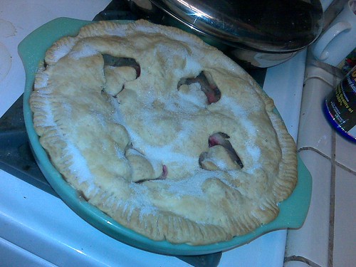 My signature apple-cranberry pie!