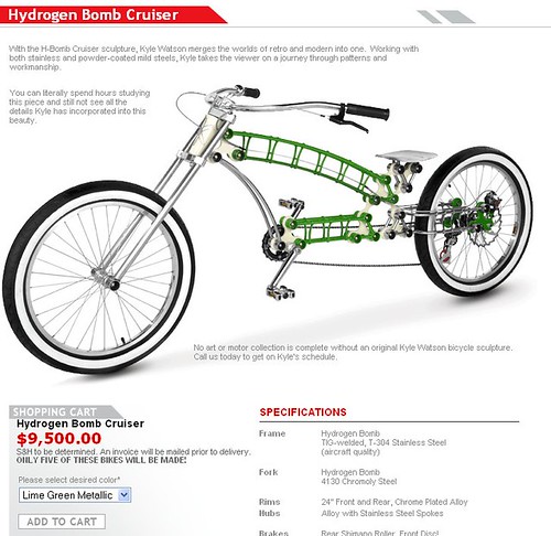 $9,500 cruiser bike