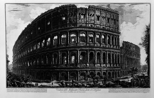 017-Vista del anfiteatro Flavio llamado el Coliseo