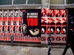 Shepard Fairey in London: Big Brother Is Watch...