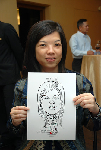 Caricature live sketching for Far East Organisation SPH Media Night The Miro 11