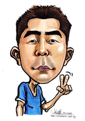Caricature for Singapore Armed Forces 20