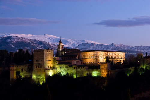 Alhambra at Night by Justin Korn