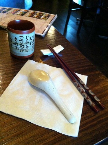 pretty chopsticks & cup