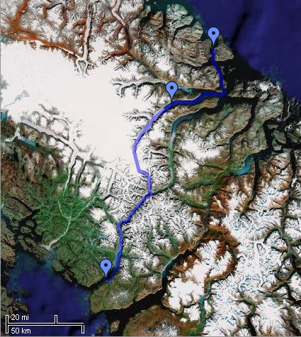 Route on Google Maps