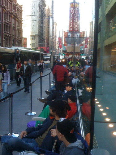 Front of the line in Sydney