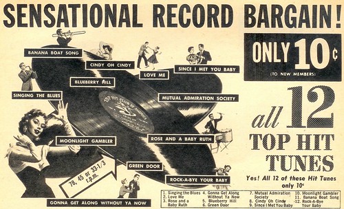 Sensational Record Bargain - 1957 (by senses working overtime)